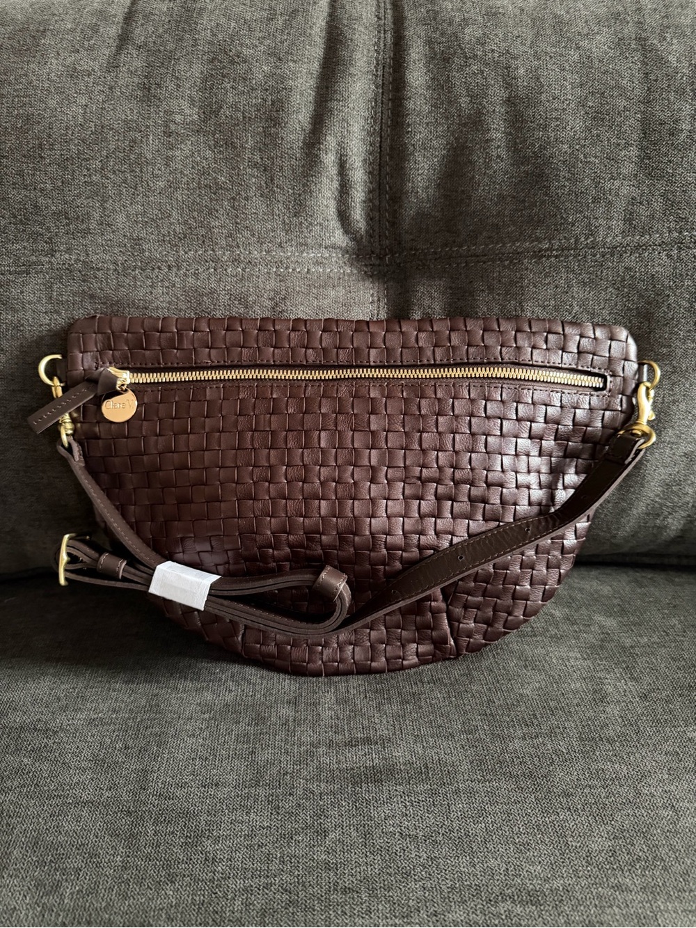 Clare V. Grande Fanny Pack in Tobacco NWT